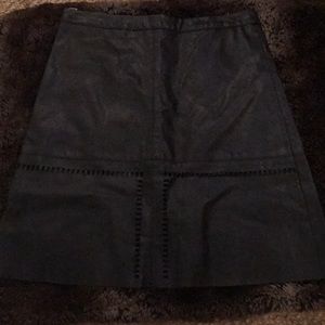 Leather skirt